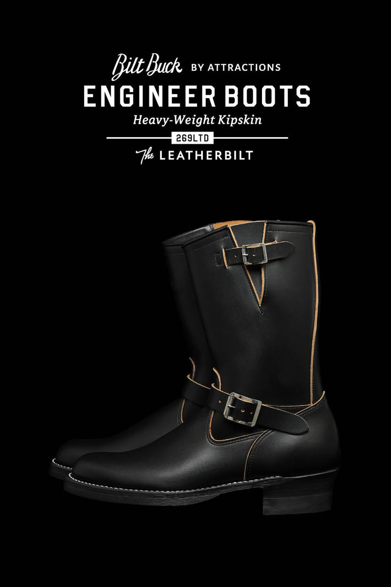 New release-BILTBUCKLot.269LTD Engineer Boots-Heavy Weight