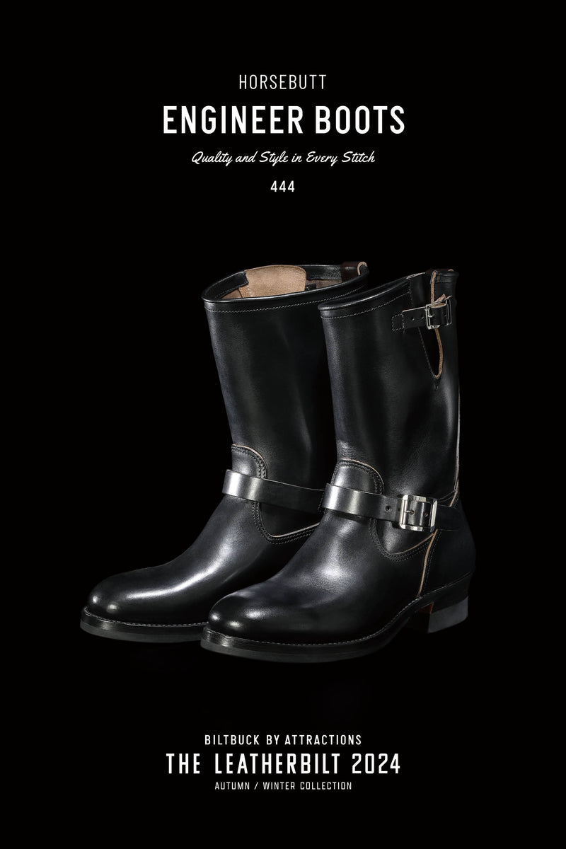 BiltBuck ENGINEER BOOTS ブラック 444 9.5インチ 444_I_bf5cd634-ba5e-43dd-b23d-