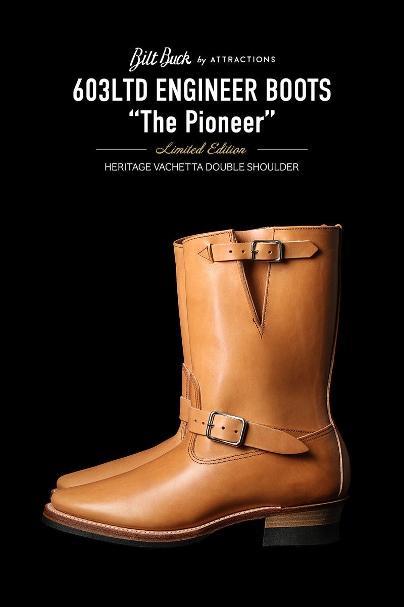 New release-BILTBUCKLot.603LTD Engineer Boots “The Pioneer