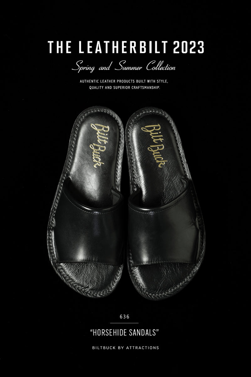 BILTBUCK】-Restock- Lot.636 Horsehide Sandals – ATTRACTIONS