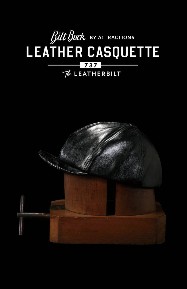 Restock-BILTBUCKLot.737 Leather Casquette – ATTRACTIONS