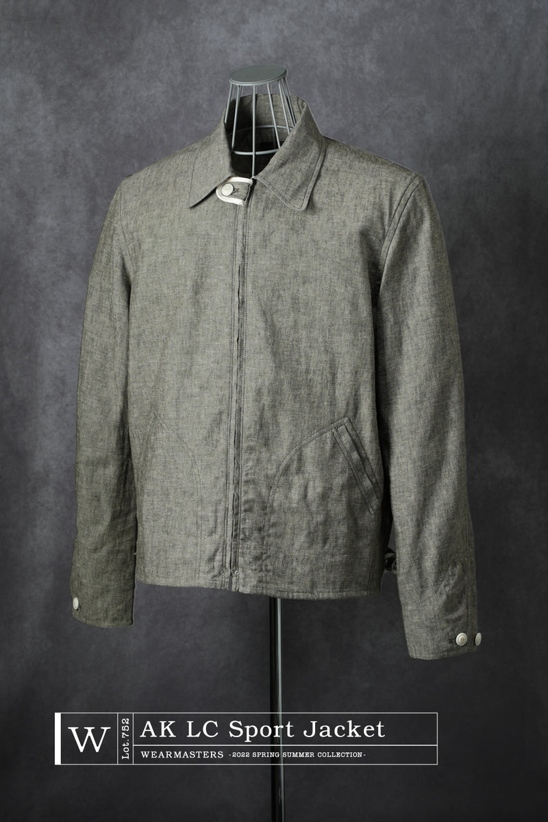 WEARMASTERS リネンコットンスポーツジャケット ヴィンテージライク