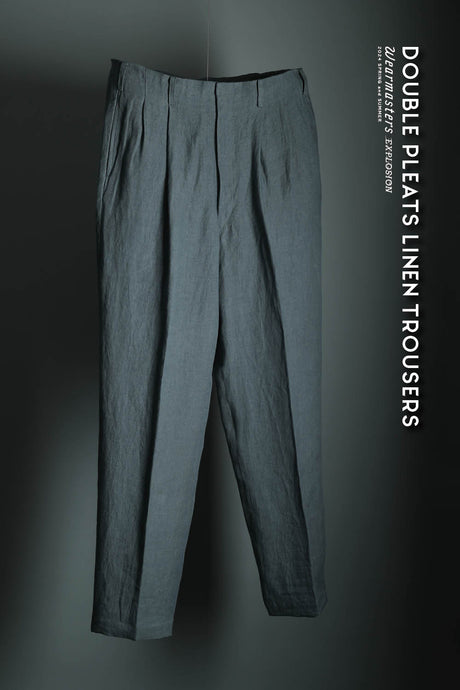 【WEARMASTERS】-New Release-<br>Lot.779 Double Pleats Linen Trousers