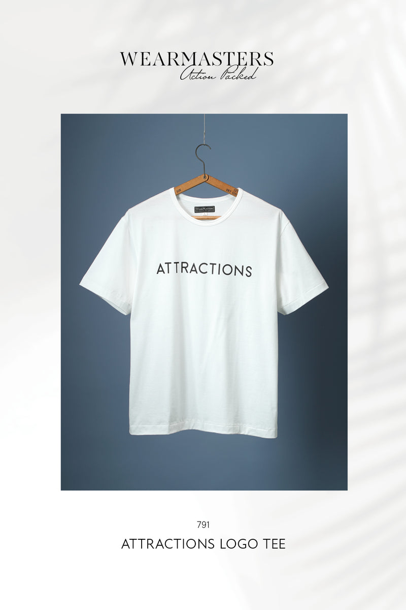 WEARMASTERS】-New Release-Lot.791 ATTRACTIONS Logo Tee