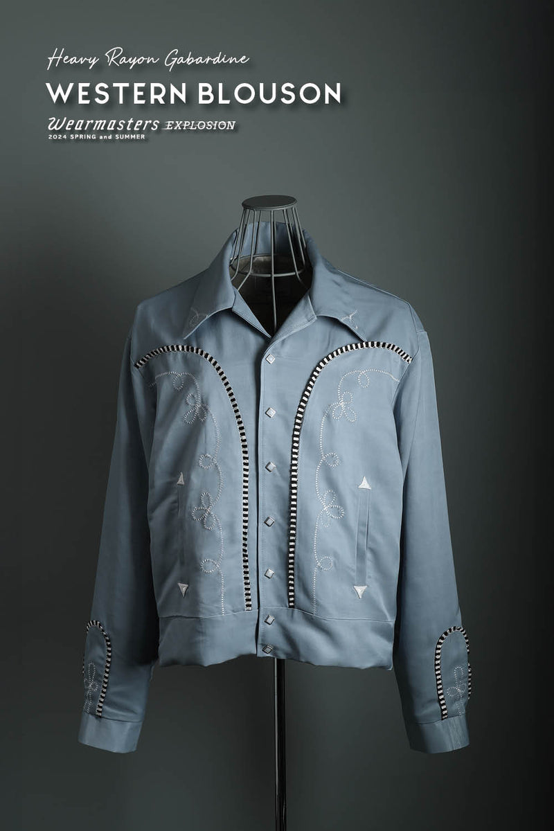 WEARMASTERS】-New Release-Lot.816 Heavy Rayon Gabardine Western