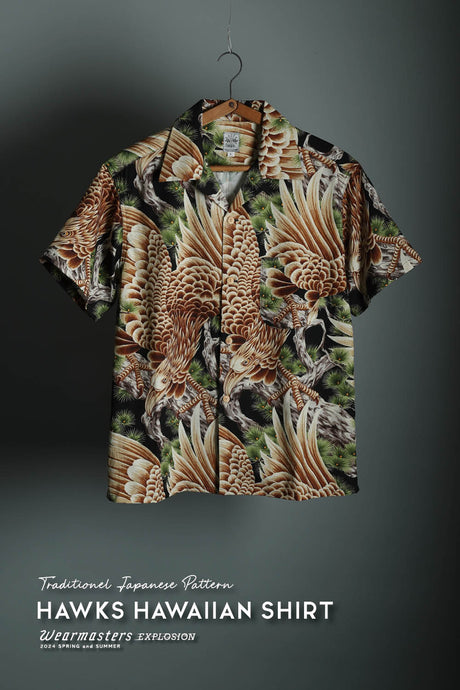 【WEARMASTERS】-New Release-<br>Lot.831 Hawks Hawaiian Shirt