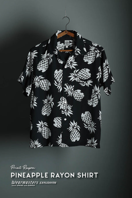 【WEARMASTERS】-New Release-<br>Lot.833 Pineapple Rayon Shirt