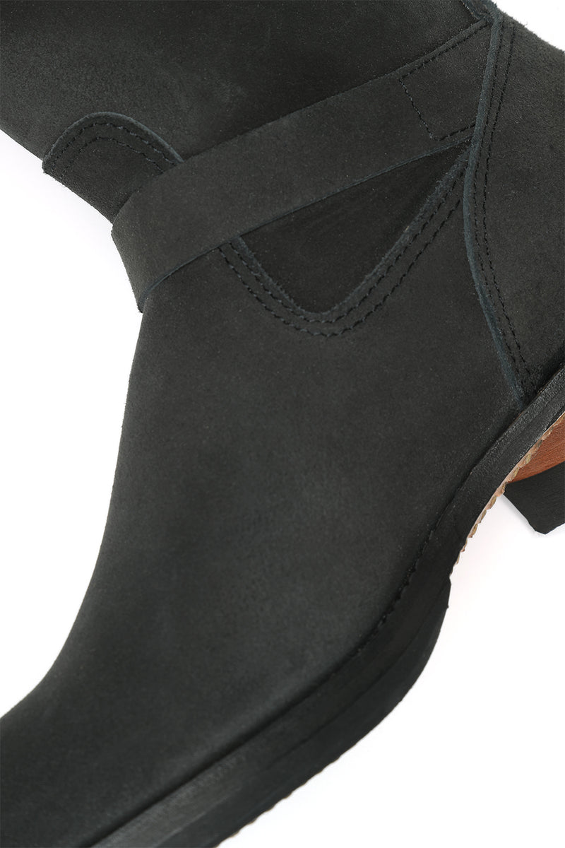 Lot.329 Suede Engineer Boots -Black- – ATTRACTIONS