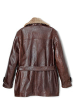 画像をギャラリービューアに読み込む, Lot.501 Shawl Collar Horsehide Imperial Half Coat -Brown-