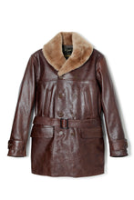 画像をギャラリービューアに読み込む, Lot.501 Shawl Collar Horsehide Imperial Half Coat -Brown-
