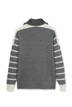 画像をギャラリービューアに読み込む, Lot.582 BS Turtle Zip Sweater -Gray-