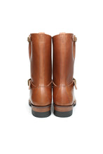 画像をギャラリービューアに読み込む, Lot.603LTD Engineer Boots “The Pioneer” - Heritage Vachetta Double Shoulder -Brown×Brass-