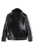 画像をギャラリービューアに読み込む, Lot.625 Hair On Horsehide King Shawl Jacket -Black-
