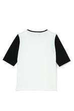 画像をギャラリービューアに読み込む, Lot.700 CK 2Tone Tee -White×Black-