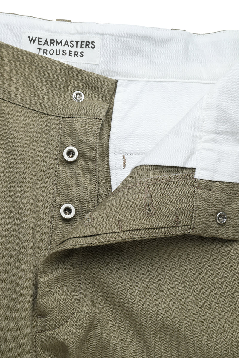 Lot.720 Heritage Trousers / US Navy Herringbone -Khaki- – ATTRACTIONS