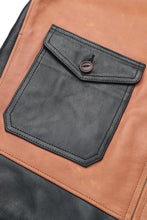 画像をギャラリービューアに読み込む, Lot.762 Horsehide A-1 Zip Jacket -Black × Brown-