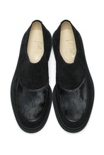 画像をギャラリービューアに読み込む, Lot.772 Horsehair Vamp Slip-On Shoes -Black-