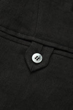 画像をギャラリービューアに読み込む, Lot.779 Double Pleats Linen Trousers -Black-