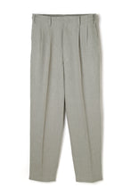 画像をギャラリービューアに読み込む, Lot.779 Double Pleats Linen Trousers -Greige-