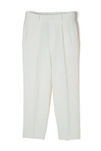 画像をギャラリービューアに読み込む, Lot.779 Double Pleats Linen Trousers -White-