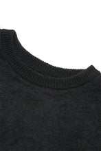 画像をギャラリービューアに読み込む, Lot.811 Mohair Crew Neck Sweater -Black-