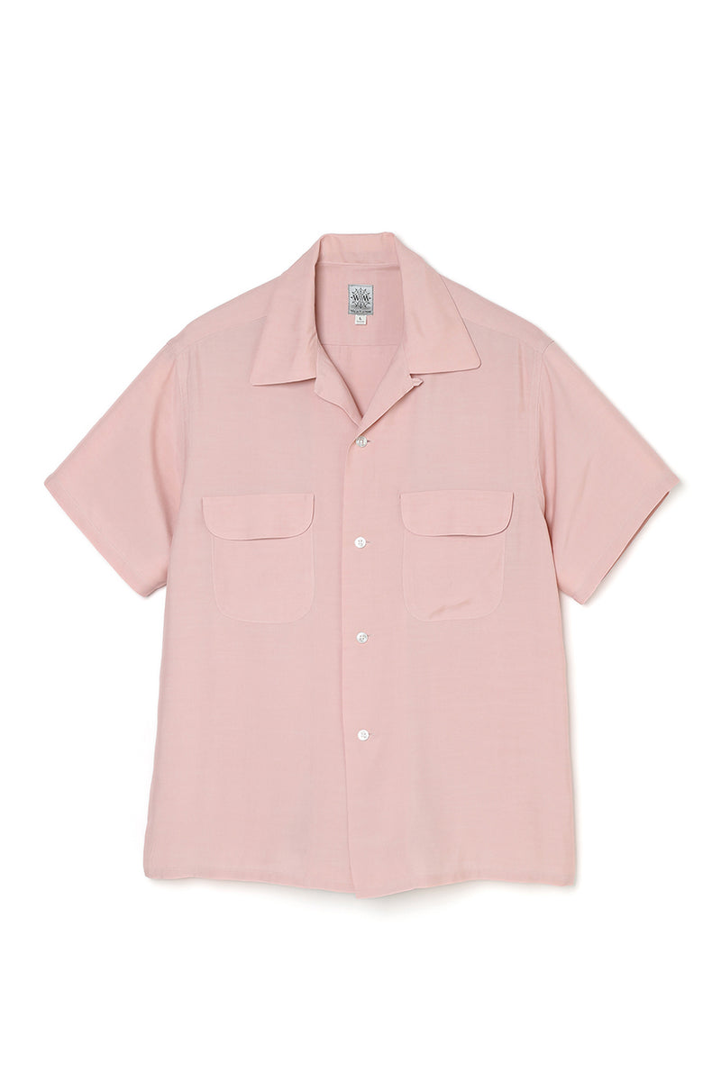 Tenderloin 赤ピンク ストライプシャツ S ビンテージ50's60's○Catalinaレディースストライプコットン半袖