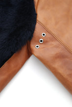 画像をギャラリービューアに読み込む, Lot.851 Guidi Calfskin Grizzly Jacket -Brown × Navy-