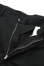 画像をギャラリービューアに読み込む, Lot.862 Wool Linen Double Pleats Trousers -Black-