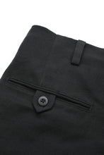 画像をギャラリービューアに読み込む, Lot.862 Wool Linen Double Pleats Trousers -Black-