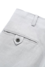 画像をギャラリービューアに読み込む, Lot.862 Wool Linen Double Pleats Trousers -Ice Gray-