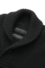画像をギャラリービューアに読み込む, Lot.866 Shawl Knit Cardigan -Black-