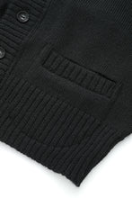 画像をギャラリービューアに読み込む, Lot.866 Shawl Knit Cardigan -Black-