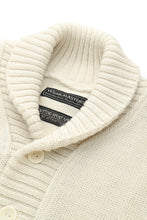 画像をギャラリービューアに読み込む, Lot.866 Shawl Knit Cardigan -White-