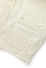 画像をギャラリービューアに読み込む, Lot.866 Shawl Knit Cardigan -White-