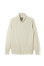 画像をギャラリービューアに読み込む, Lot.866 Shawl Knit Cardigan -White-