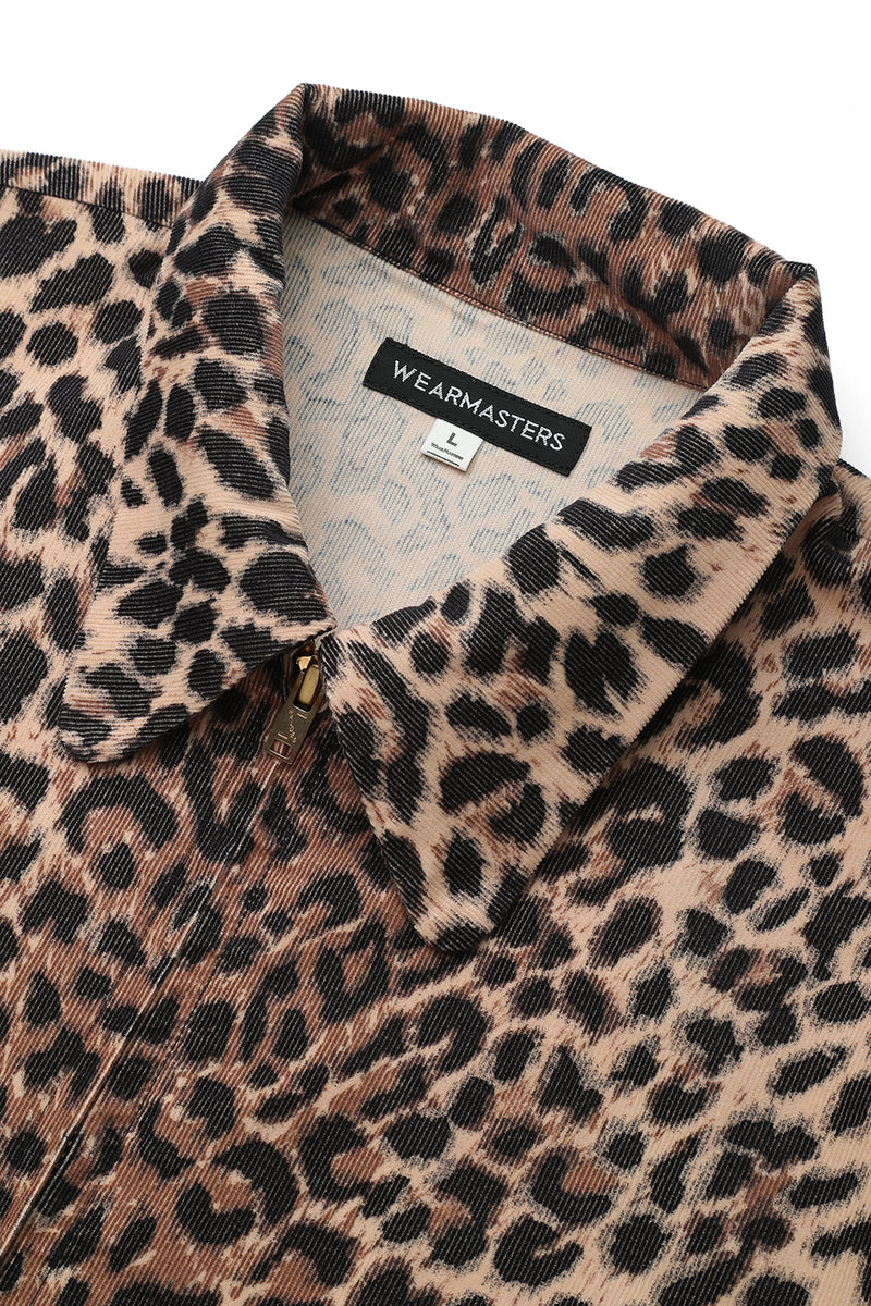 Lot.874 Leopard Cords Blouson – ATTRACTIONS
