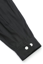 画像をギャラリービューアに読み込む, Lot.877 Flap Pocket Rayon Shirt L/S -Black-