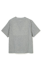 画像をギャラリービューアに読み込む, Lot.889 Farmers Pin Check Shirt -White-