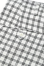 画像をギャラリービューアに読み込む, Lot.891 Double Pleats Pin Check Trousers -White-