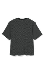 画像をギャラリービューアに読み込む, Lot.897 Multi Rib Border Tee -Black-