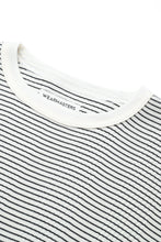 画像をギャラリービューアに読み込む, Lot.897 Multi Rib Border Tee -White-