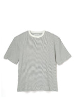 画像をギャラリービューアに読み込む, Lot.897 Multi Rib Border Tee -White-