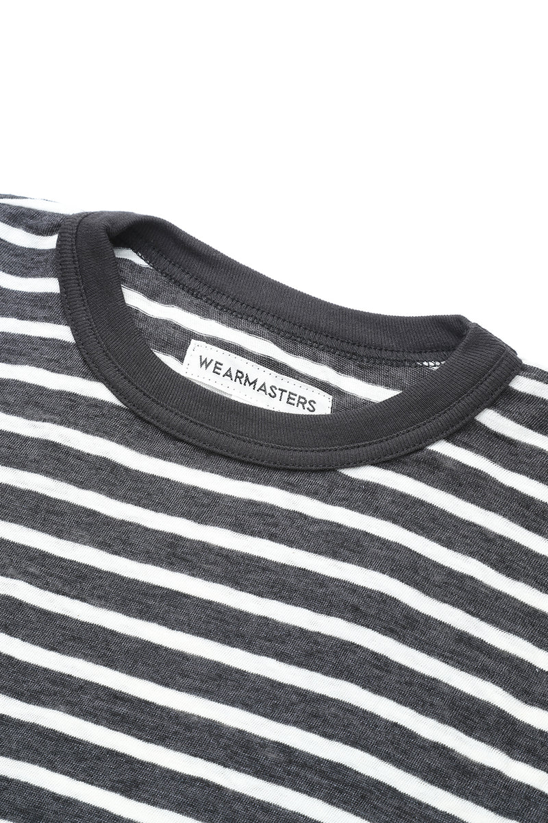 トップス NODAS Mini border tee - CHARCOAL Mini border tee - CHARCOAL – NŌDAS ONLINE STORE
