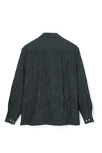 画像をギャラリービューアに読み込む, Lot.902 Palm Tree Jacquard Shirt -Black-