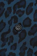 画像をギャラリービューアに読み込む, Lot.903 Leopard Shirt -Navy-