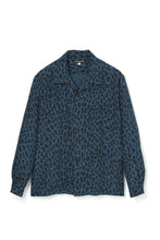 画像をギャラリービューアに読み込む, Lot.903 Leopard Shirt -Navy-