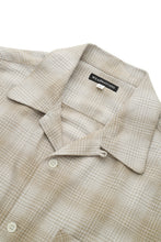 画像をギャラリービューアに読み込む, Checked Nep Twill Shirt Beige