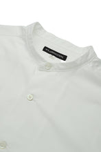 画像をギャラリービューアに読み込む, Typewriter Cloth Band Collar Shirt -White-