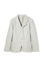 画像をギャラリービューアに読み込む, Classical Linen Tailored Jacket Beige