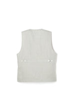 画像をギャラリービューアに読み込む, Classical Linen Vest Beige